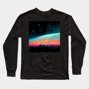 Planet Glow - Space Exploration Long Sleeve T-Shirt